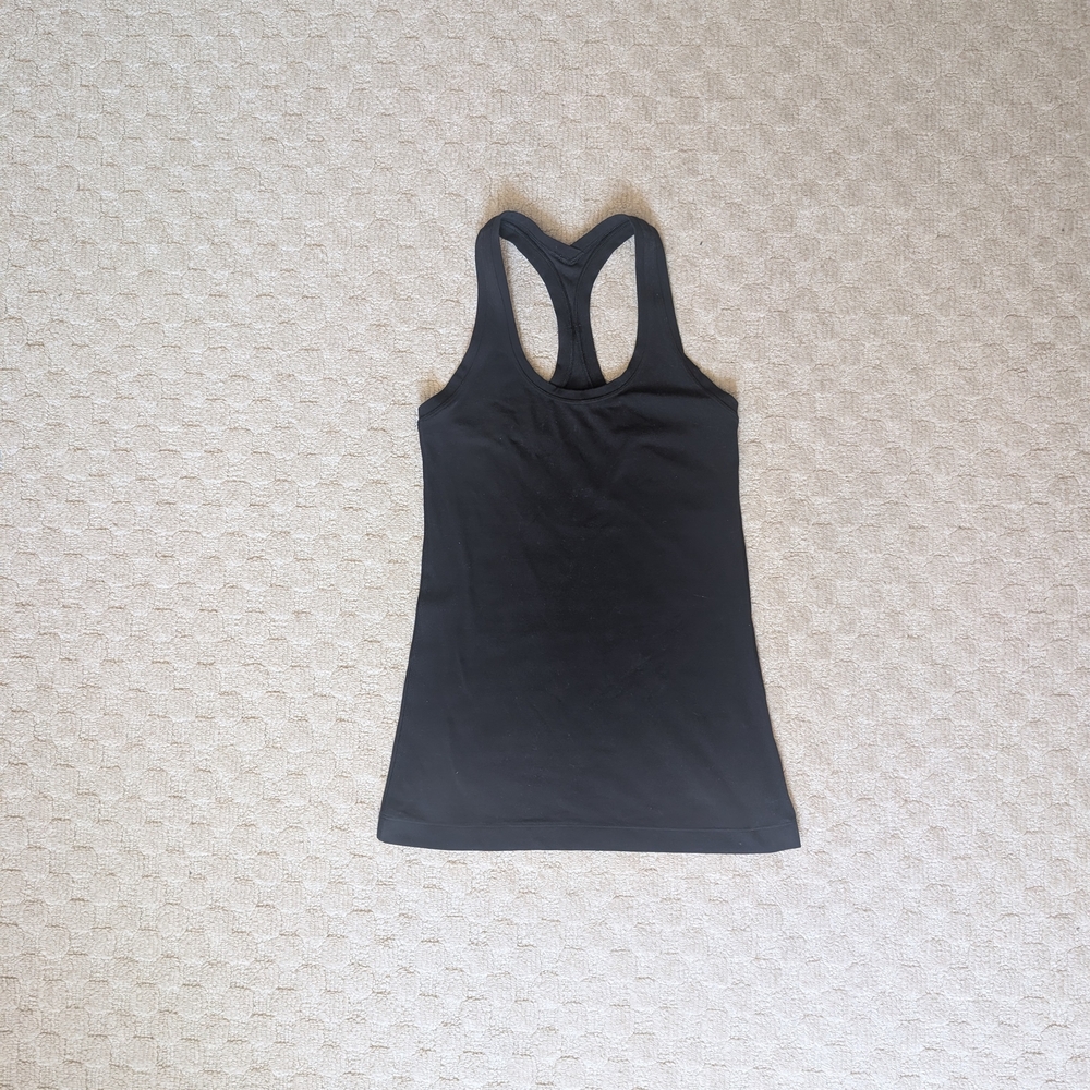 Lululemon Black Racerback Tank Top